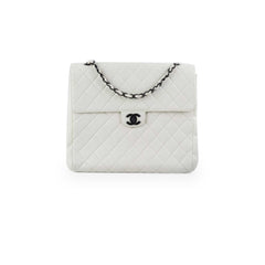 Chanel Matelasse Shoulder Bag White