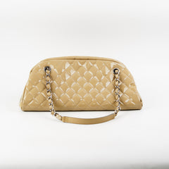 Chanel Mademoiselle Sage Patent Bowler Bag