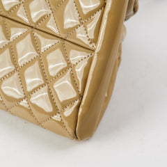 Chanel Mademoiselle Sage Patent Bowler Bag