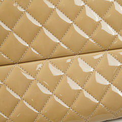 Chanel Mademoiselle Sage Patent Bowler Bag