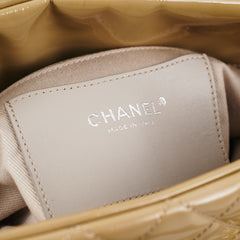 Chanel Mademoiselle Sage Patent Bowler Bag