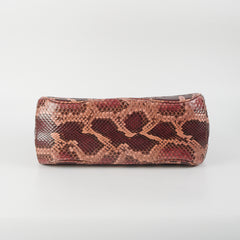 Gucci Lady Lock Python Bamboo Top Handle