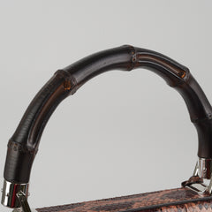 Gucci Lady Lock Python Bamboo Top Handle