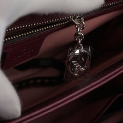 Gucci Lady Lock Python Bamboo Top Handle