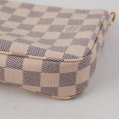 Louis Vuitton Pochette Damier Azur Shoulder Bag