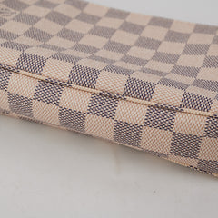 Louis Vuitton Pochette Damier Azur Shoulder Bag