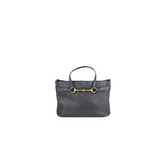 Gucci Bright Bit Convertible Tote Medium Black