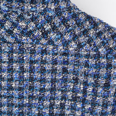 Chanel Tweed Jacket Blue