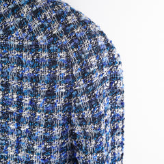 Chanel Tweed Jacket Blue