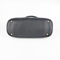 Gucci Bright Bit Convertible Tote Medium Black