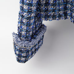 Chanel Tweed Jacket Blue