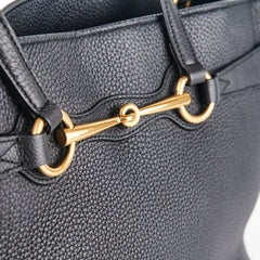 Gucci Bright Bit Convertible Tote Medium Black