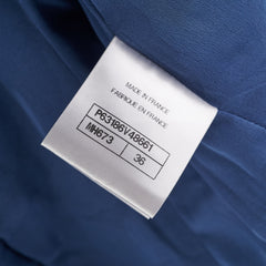 Chanel Tweed Jacket Blue