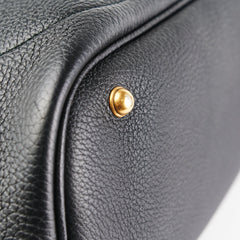 Gucci Bright Bit Convertible Tote Medium Black