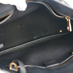 Gucci Bright Bit Convertible Tote Medium Black
