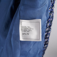 Chanel Tweed Jacket Blue