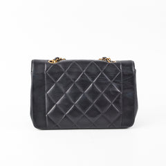 Chanel Vintage Diana Small Black (Recoloured)