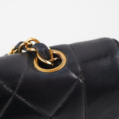 Chanel Vintage Diana Small Black (Recoloured)