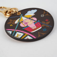 Louis Vuitton Illustre Vivienne Funfair Xmas Bag Charm and Key Holder