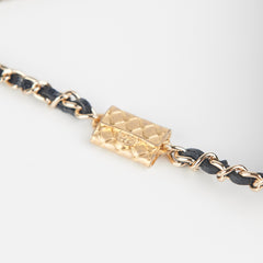Chanel Cardholder on Chain Caviar Black