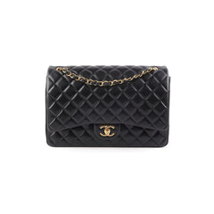 Chanel Classic Flap Maxi Black Lambskin
