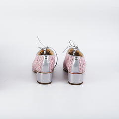 Chanel Woven Pink Shoes 38