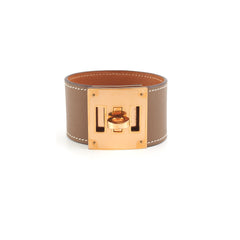 Hermes Kelly Dog Bracelet Etoupe - Size T2
