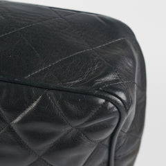 Chanel Vintage CC Chain Tote Black