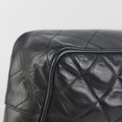 Chanel Vintage CC Chain Tote Black