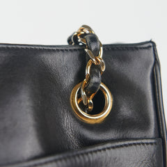 Chanel Vintage CC Chain Tote Black