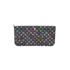 Louis Vuitton Long Flap Wallet Multicolour Black