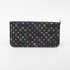 Louis Vuitton Long Flap Wallet Multicolour Black
