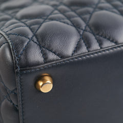 Dior Lady Dior Dark Navy Medium