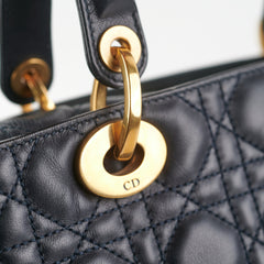 Dior Lady Dior Dark Navy Medium