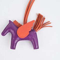 Hermes Rodeo Pegase PM Violet / Capucine / Cornaline