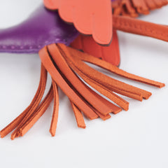 Hermes Rodeo Pegase PM Violet / Capucine / Cornaline