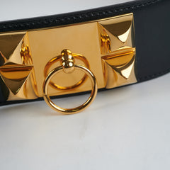 Hermes CDC Collier de Chien Black Size 80 Belt