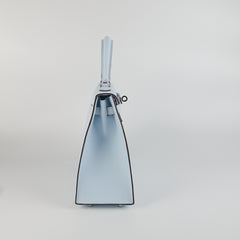 Hermes Kelly 25 Epsom Blue Brume - Stamp Y