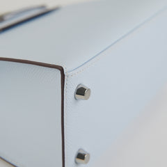 Hermes Kelly 25 Epsom Blue Brume - Stamp Y