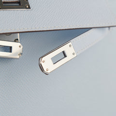 Hermes Kelly 25 Epsom Blue Brume - Stamp Y
