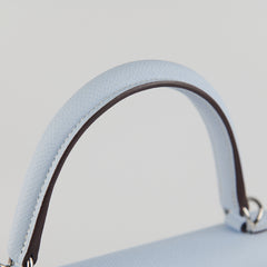 Hermes Kelly 25 Epsom Blue Brume - Stamp Y