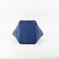 Hermes 18 Picotin Lock Bag Blue Saphir Y Stamp 2020