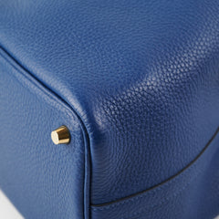 Hermes 18 Picotin Lock Bag Blue Saphir Y Stamp 2020