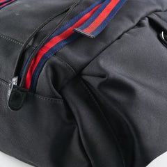 Gucci Techco Black Canvas Backpack