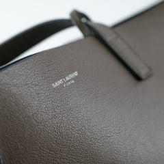 Saint Laurent Olive Green/Grey Tote