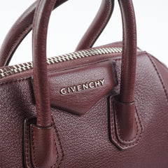 Givenchy Mini Antigona Burgundy