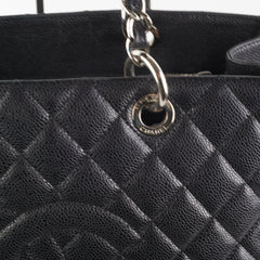 Chanel Grand Shopping Tote GST Black Shoulder Bag