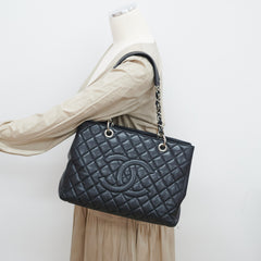 Chanel Grand Shopping Tote GST Black Shoulder Bag