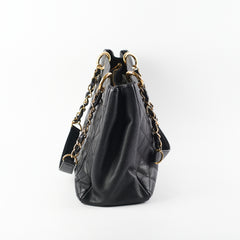 Chanel Grand Shopping Tote GST Black Caviar GHW Shoulder Bag