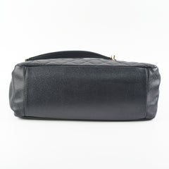 Chanel Grand Shopping Tote GST Black Caviar GHW Shoulder Bag